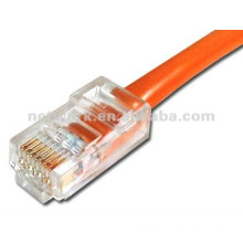 orange non-booted utp 5ft cat6 patch cord